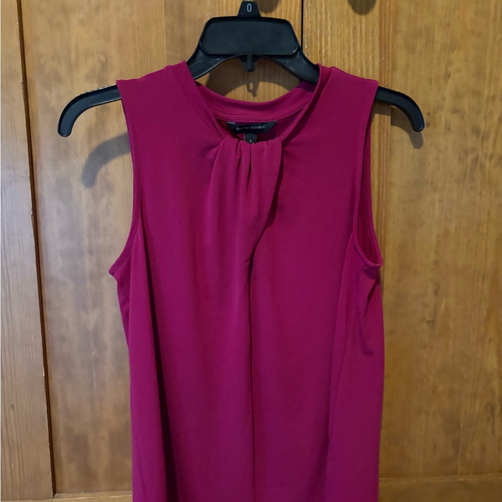 Banana Republic Pink Blouse with Sleeves